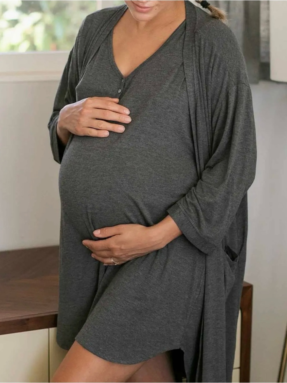 Hatch to Hospital Dress in Gray One Size